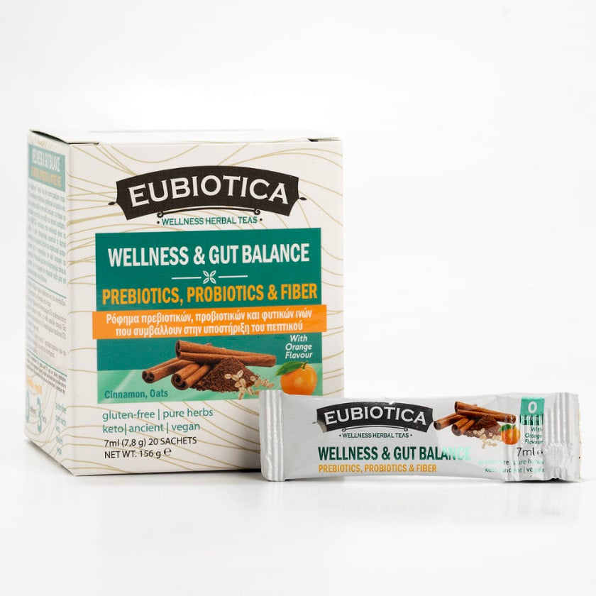 EUBIOTICA WELLNESS AND GUT BALANCE TEA